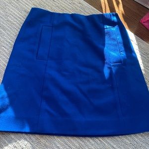 COS Cobalt blue skirt